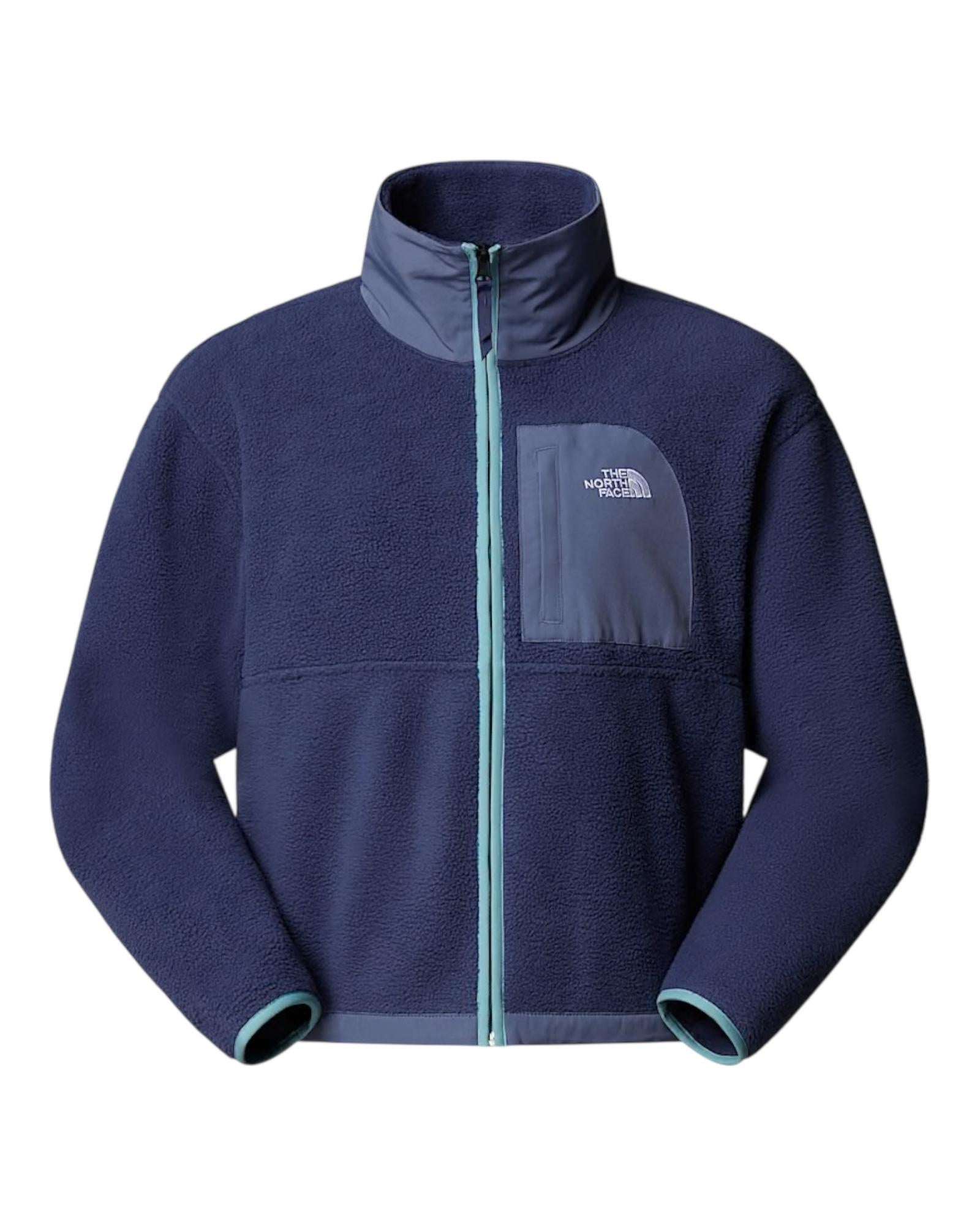 Giacca in pile Yumiori Off-Peak con cerniera integrale da donna Lunar Blue NF0A8EUZ LUNAR BLUE THE NORTH FACE 