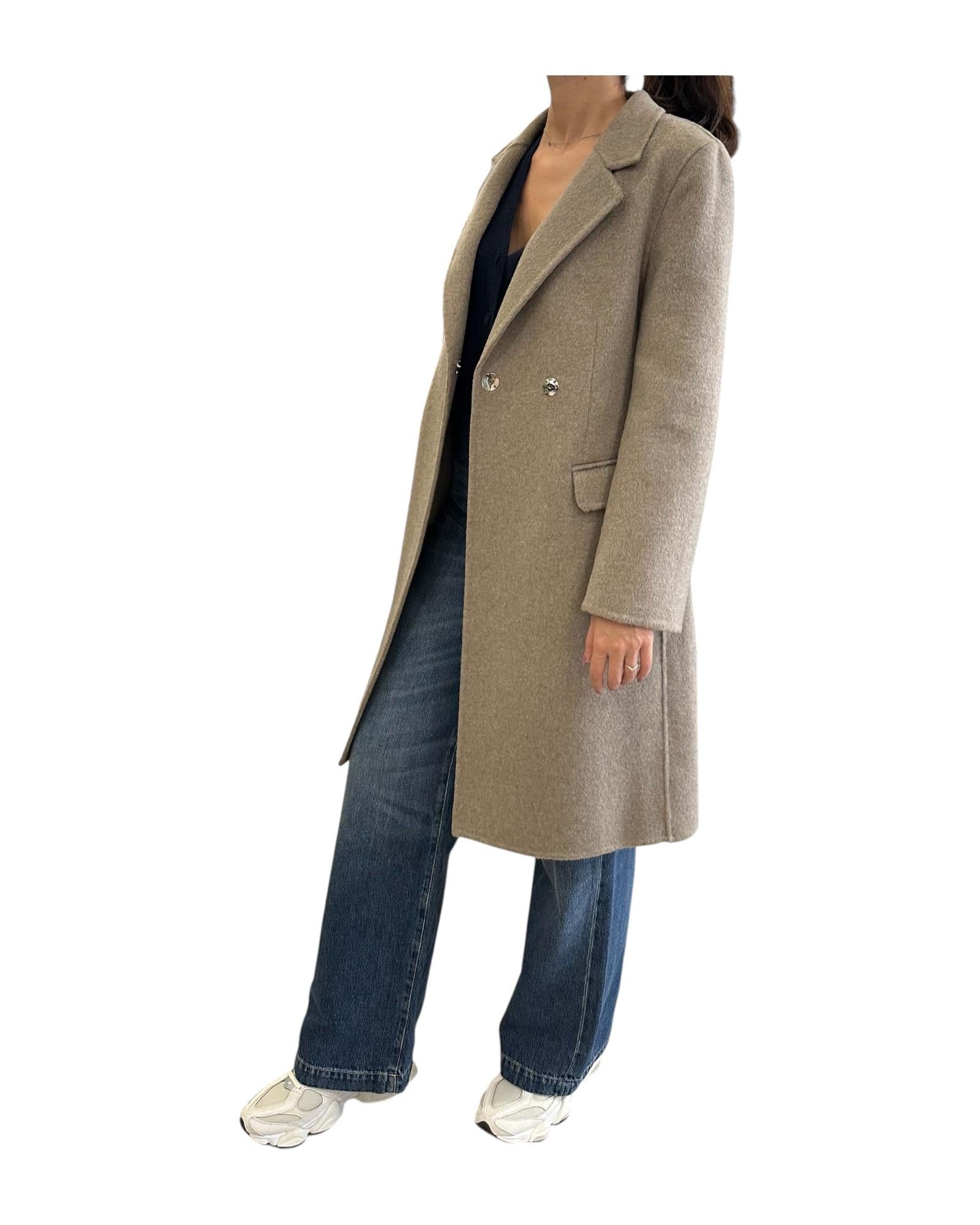 Cappotto Visone melange TF0073 VISONE MELANGE VICOLO 