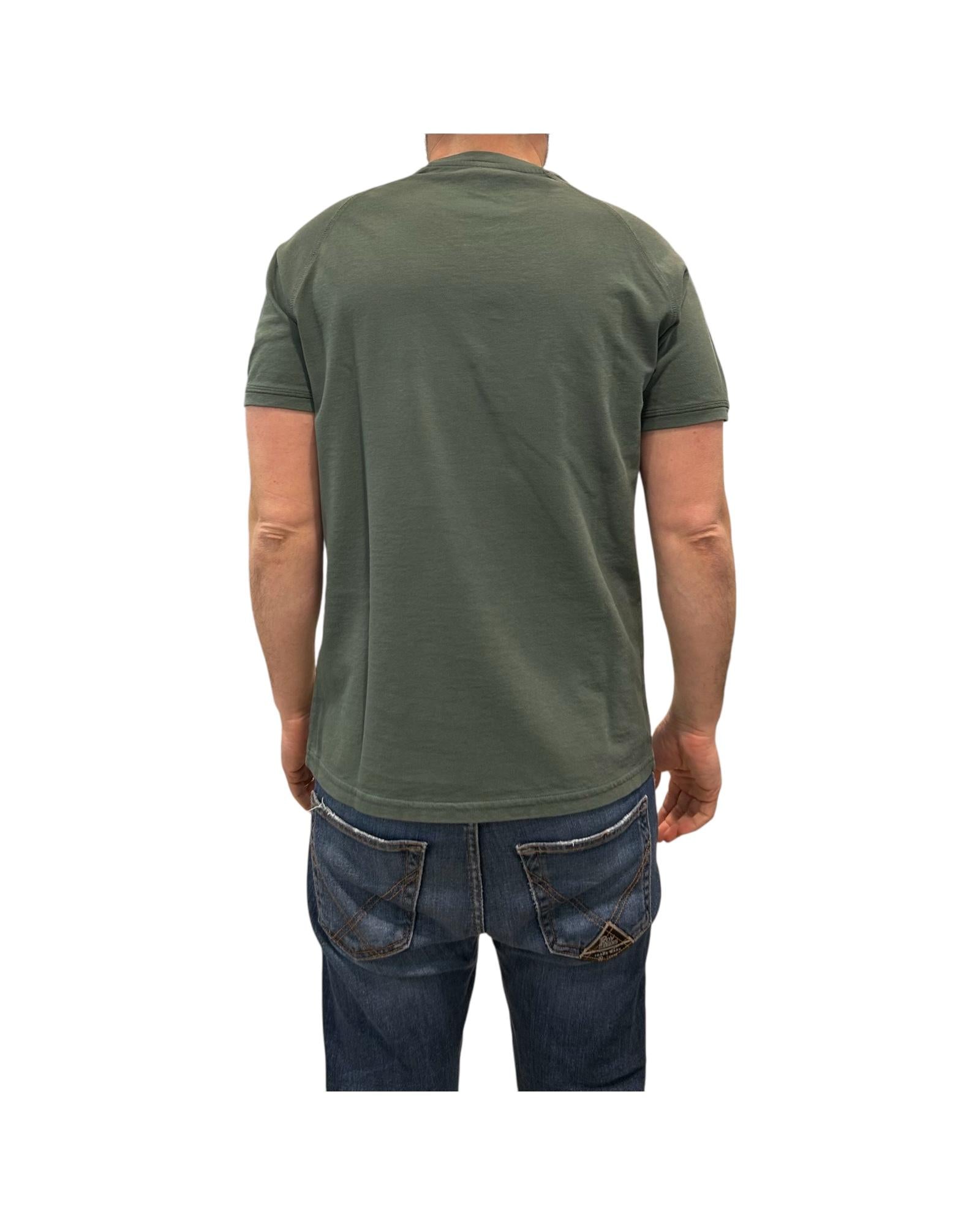T-shirt Uomo Salem Raglan Piquet Green 1006 03 GREEN BL'KER 