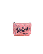 Pochette Aline stampa tartarughe Rosa