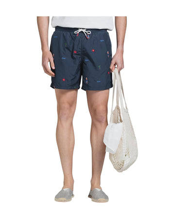 Costume con stampa all over RIOALOHAPLY NAVY IMPURE 