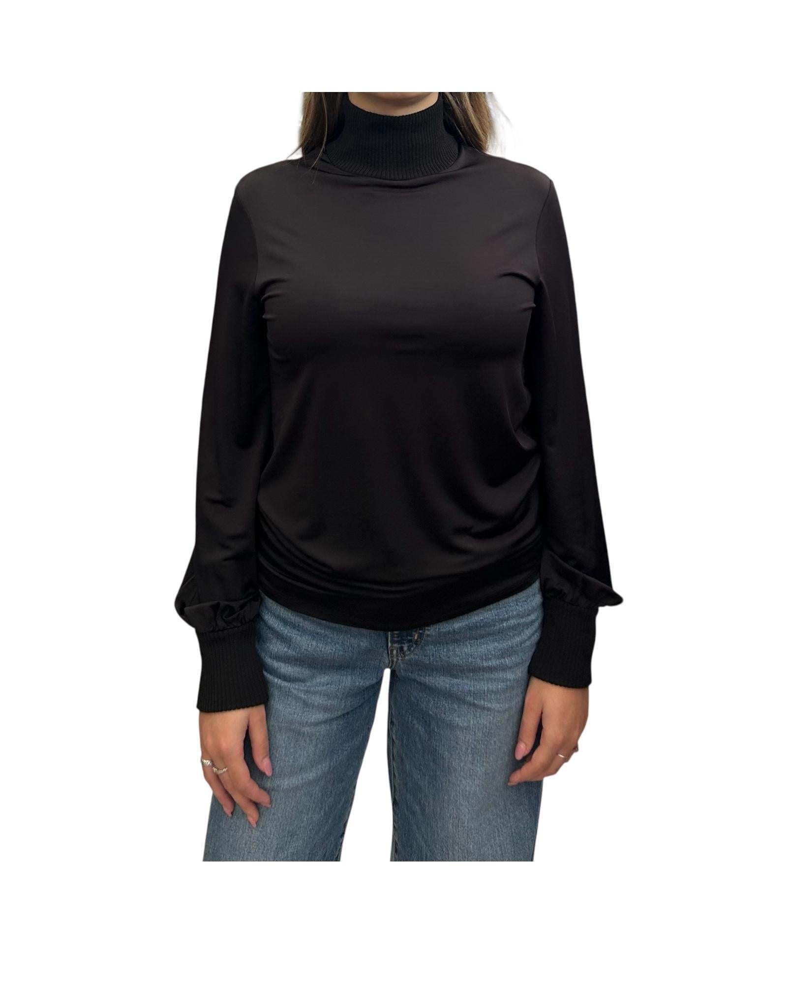 Blusa in viscosa Nero QUASAR 004 MARELLA