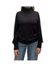 Blusa in viscosa Nero