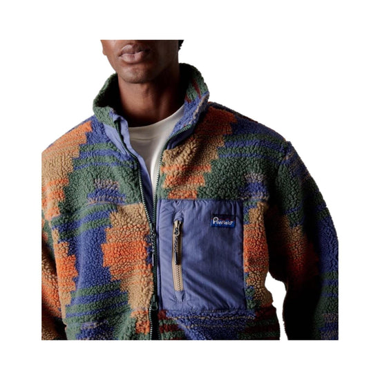 Giacca in pile Rum raisin PFD0661 LEAD GRAY PEnfield 