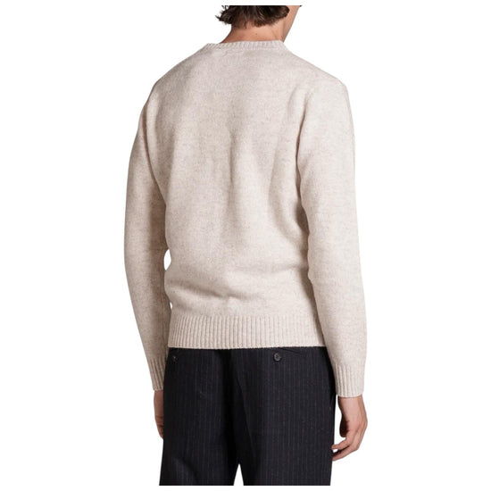 Maglione in moulinè Ecru DUKE WN7C56 IMPURE 