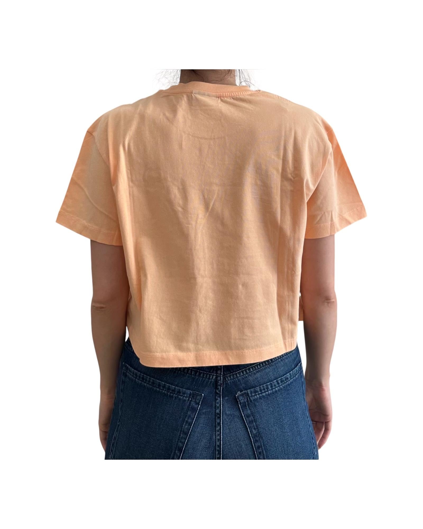 T-shirt crop Arukia arancio ARUKIA 70031 SAVE THE DUCK