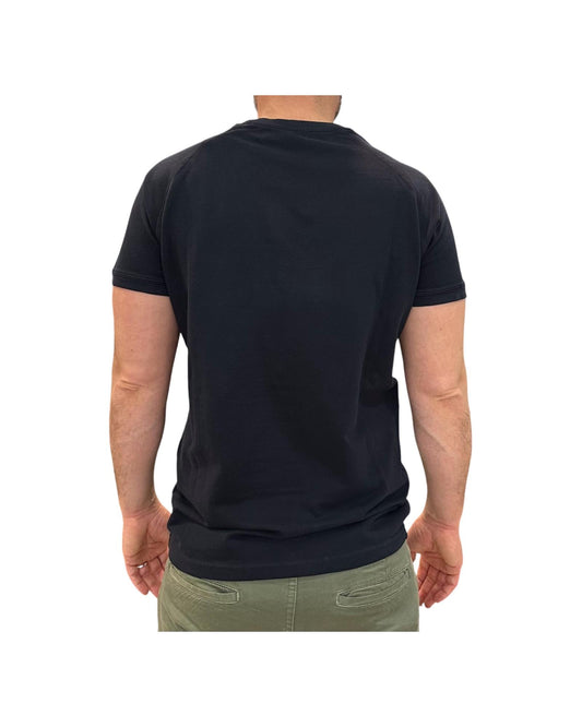 T-shirt Uomo Salem Raglan Piquet Navy 1006 03 NAVY BL'KER 
