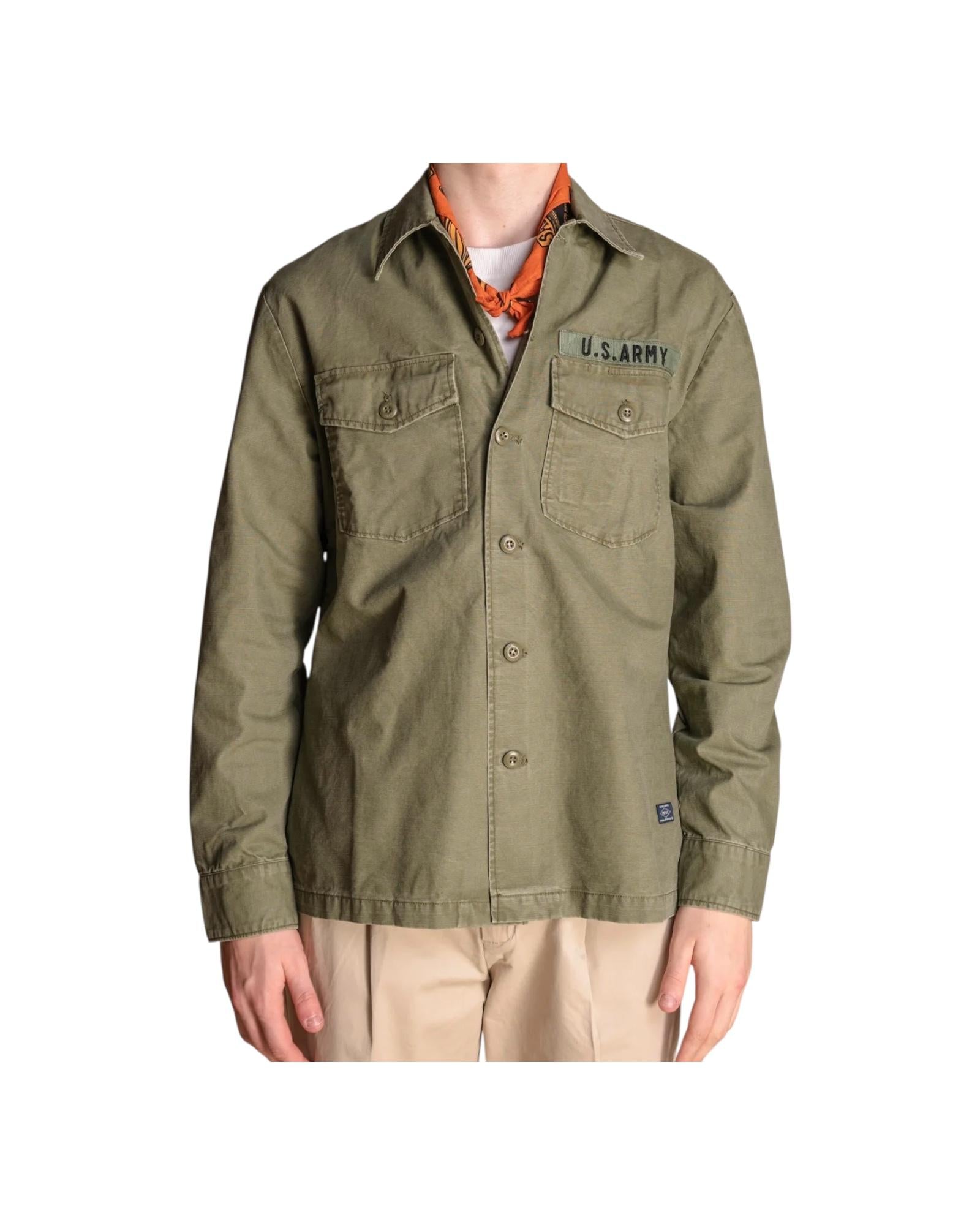 Giacca Colt Overshirt military green COLT972 SLBC03 IMPURE