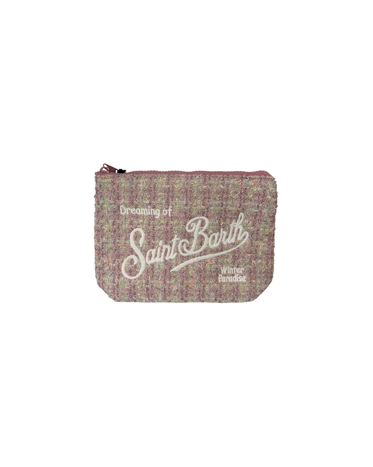 Pochette Aline Tweed lurex Rosa ALI0027 00267I MC2 SAINT BARTH 