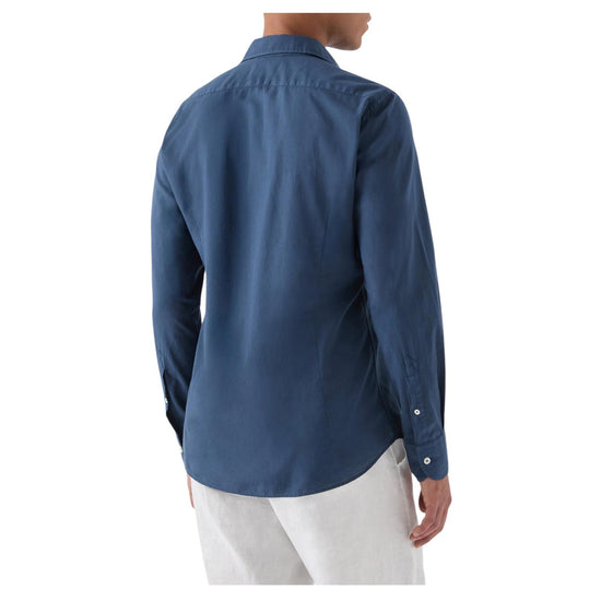 Camicia Chemise in cotone voile blu navy LCM0001 00097L MC2 SAINT BARTH 