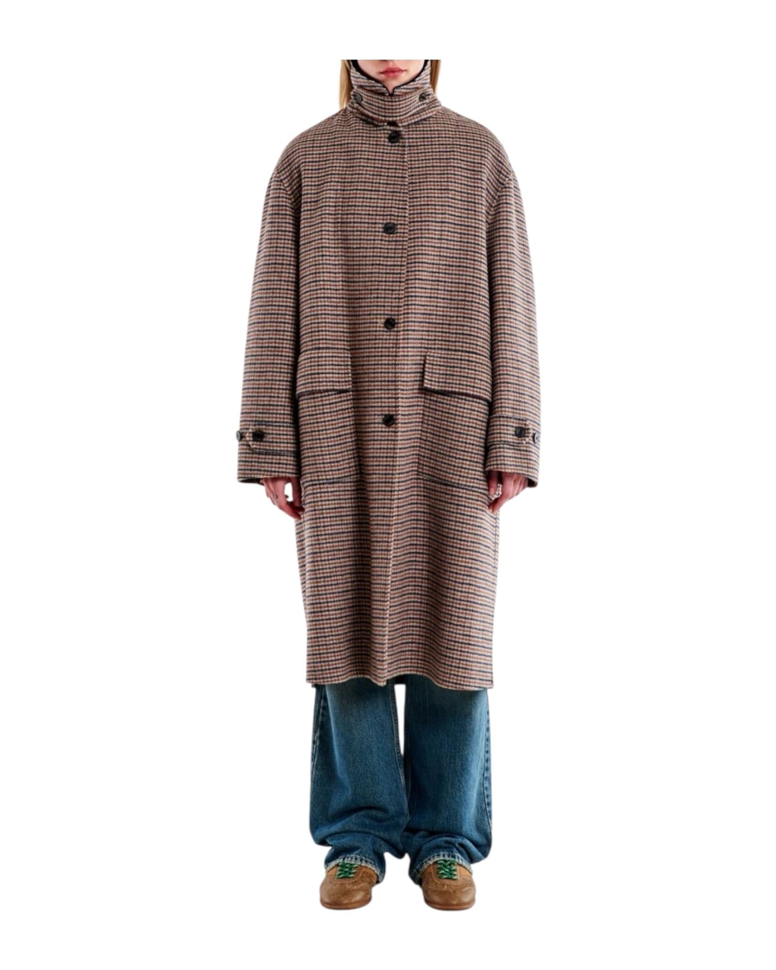 Cappotto a quadri Moro TF0017 MORO VICOLO 