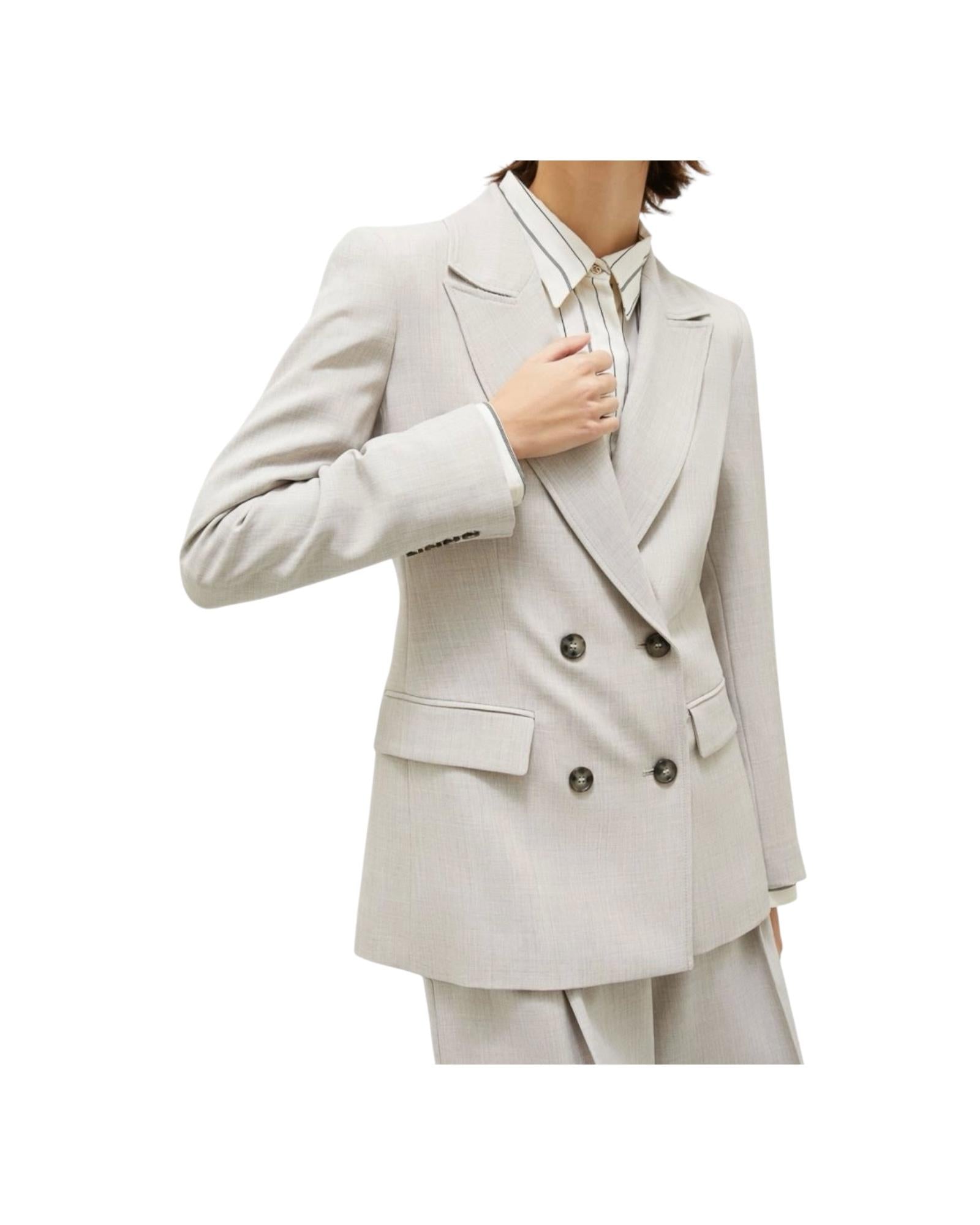 Blazer lungo Mogol sabbia melange MOGOL 003 MARELLA