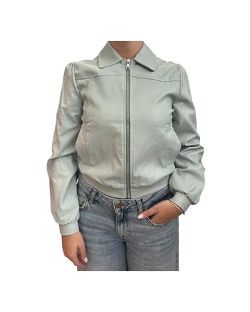 Giacca eco-pelle Acqua marina TK0017 ACQUAMARINA VICOLO 