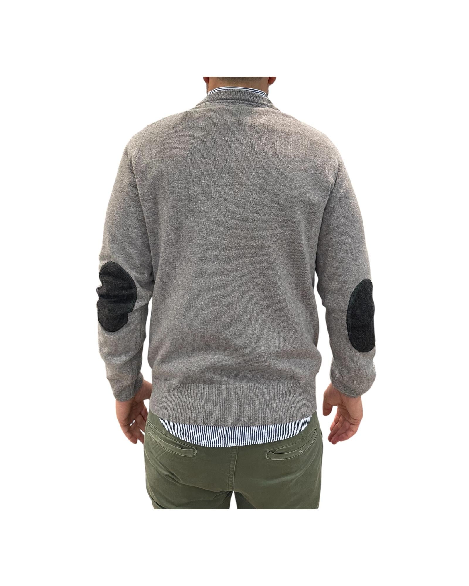 Maglione girocollo Grigio 15055T 114 RETOIS 