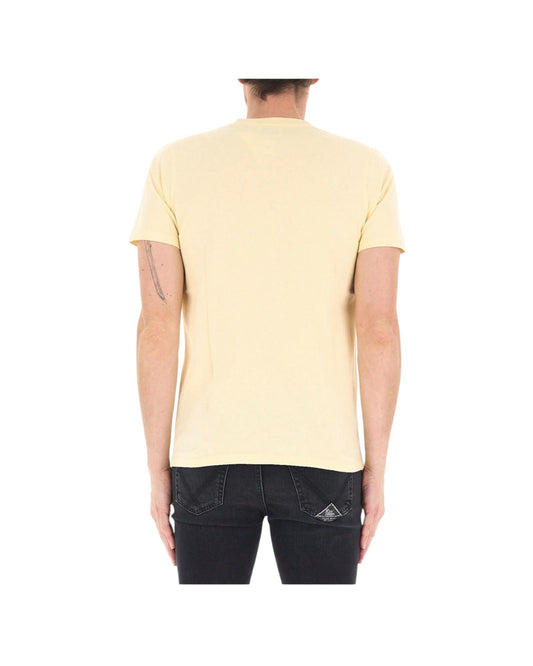T-Shirt pocket in jersey Light yellow RRU634CA160111 C0162 ROY ROGER'S 