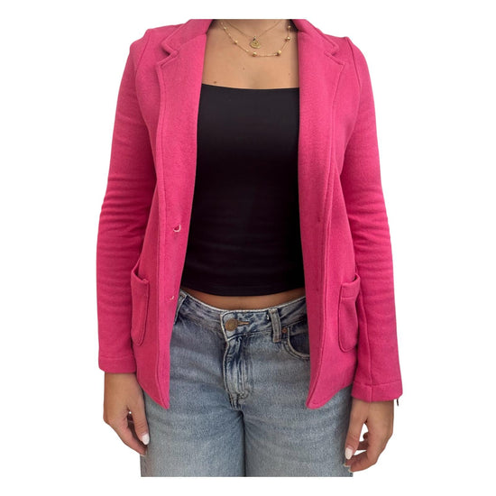 Blazer in cotone Fuxia GIACCA COTONE FUXIA SUSAN DI 
