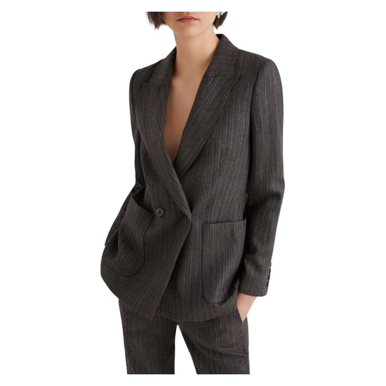 Blazer Doppiopetto in pura lana Grigio ANDREIS 005 MARELLA 
