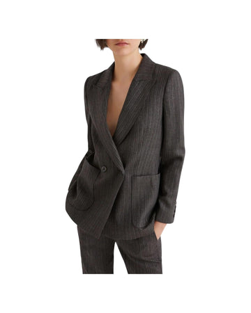 Blazer Doppiopetto in pura lana Grigio ANDREIS 005 MARELLA 