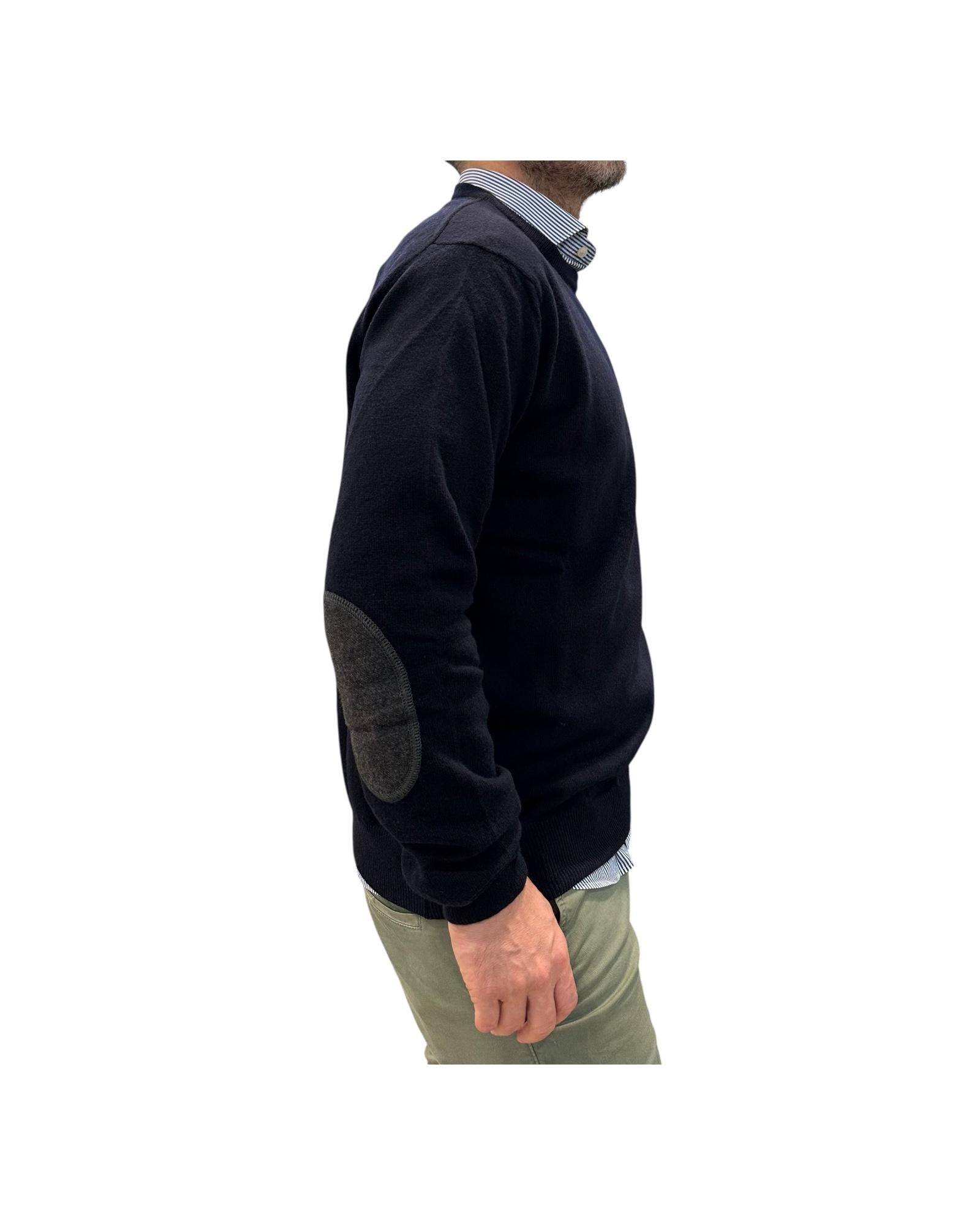 Maglione girocollo Blu 15055T 108 RETOIS