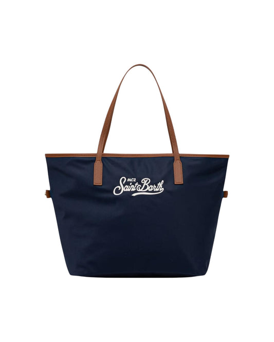 Borsa City in nylon Blu CB0002 01823L MC2 SAINT BARTH 