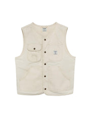 Gilet in canvas White