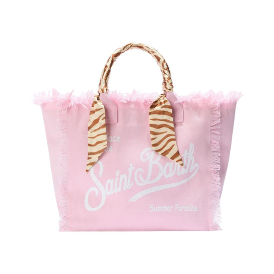 Borsa Vanity canvas stampa safari Rosa VANI045 09249L MC2 SAINT BARTH 