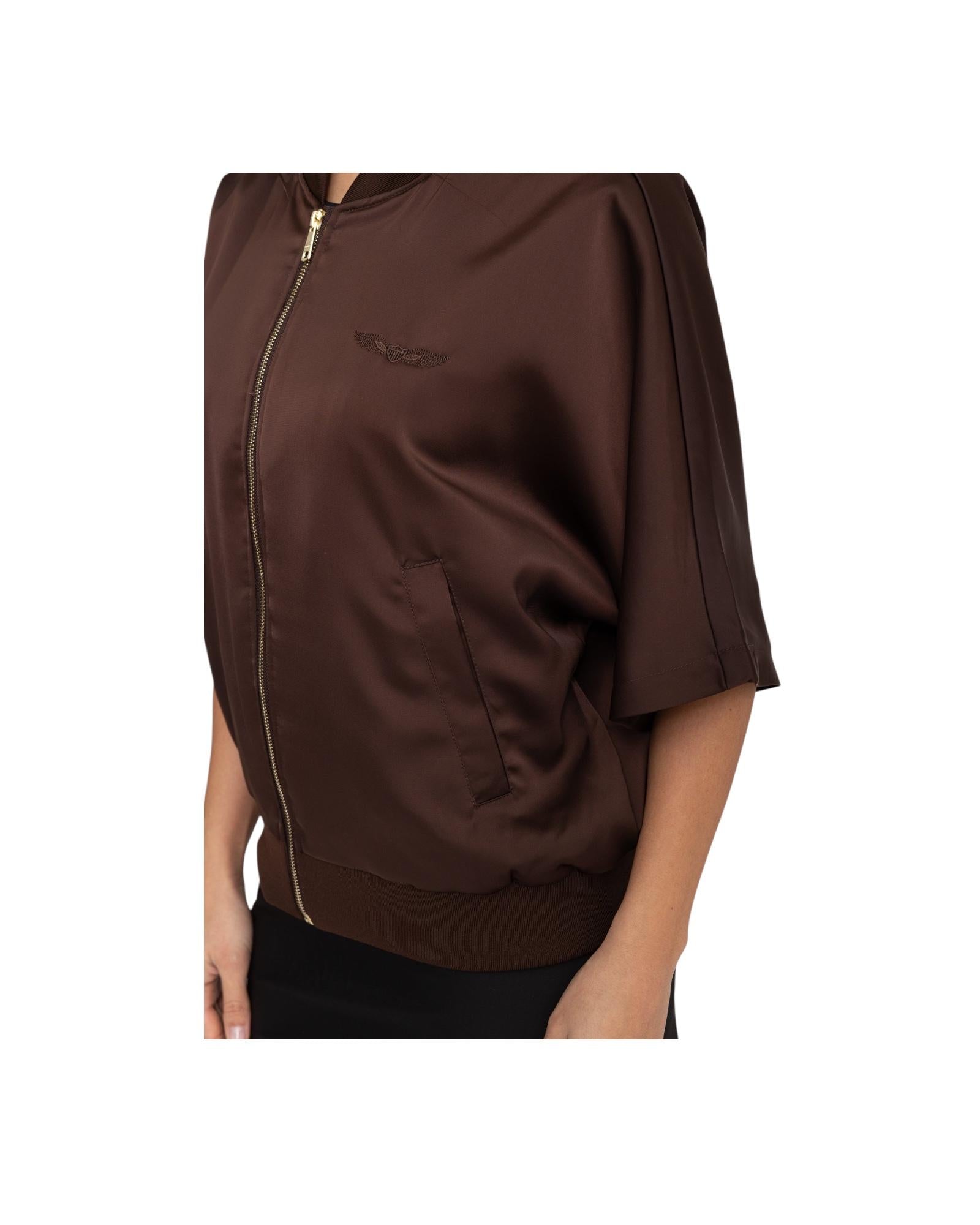 Bomber manica 3/4 Brown BWHILLCRB6 BROWN BOMBERS ORIGINAL 
