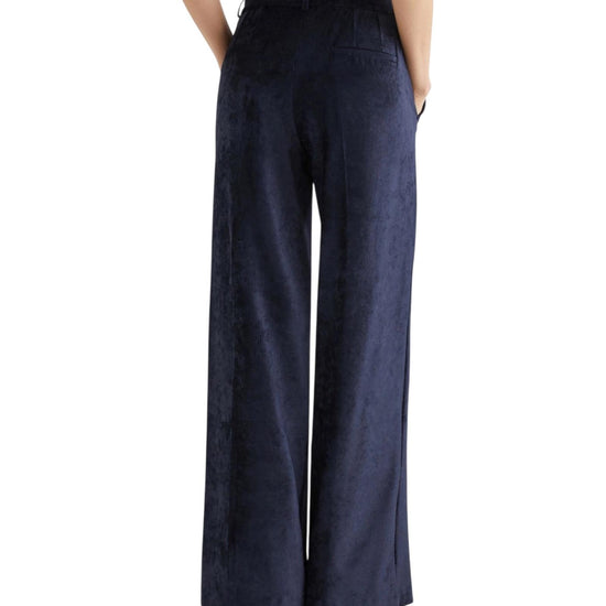 Pantalone dritto in velluto a coste Blu AVANA 003 MARELLA 