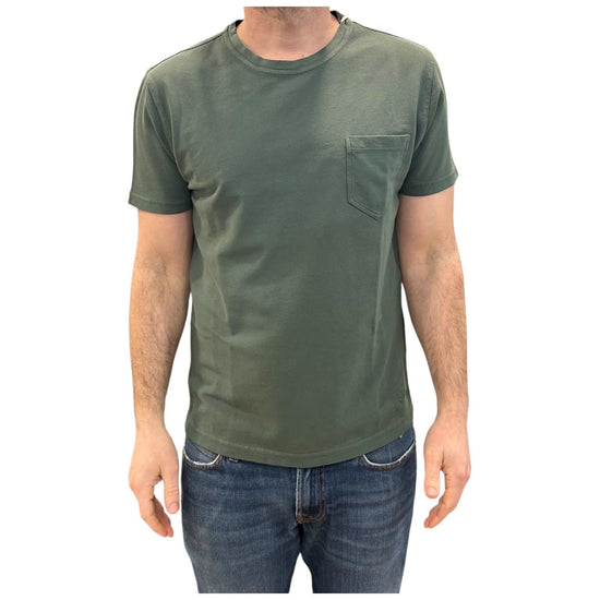 T-shirt Uomo Orchard Piquet Green 1003 GREEN BL'KER 