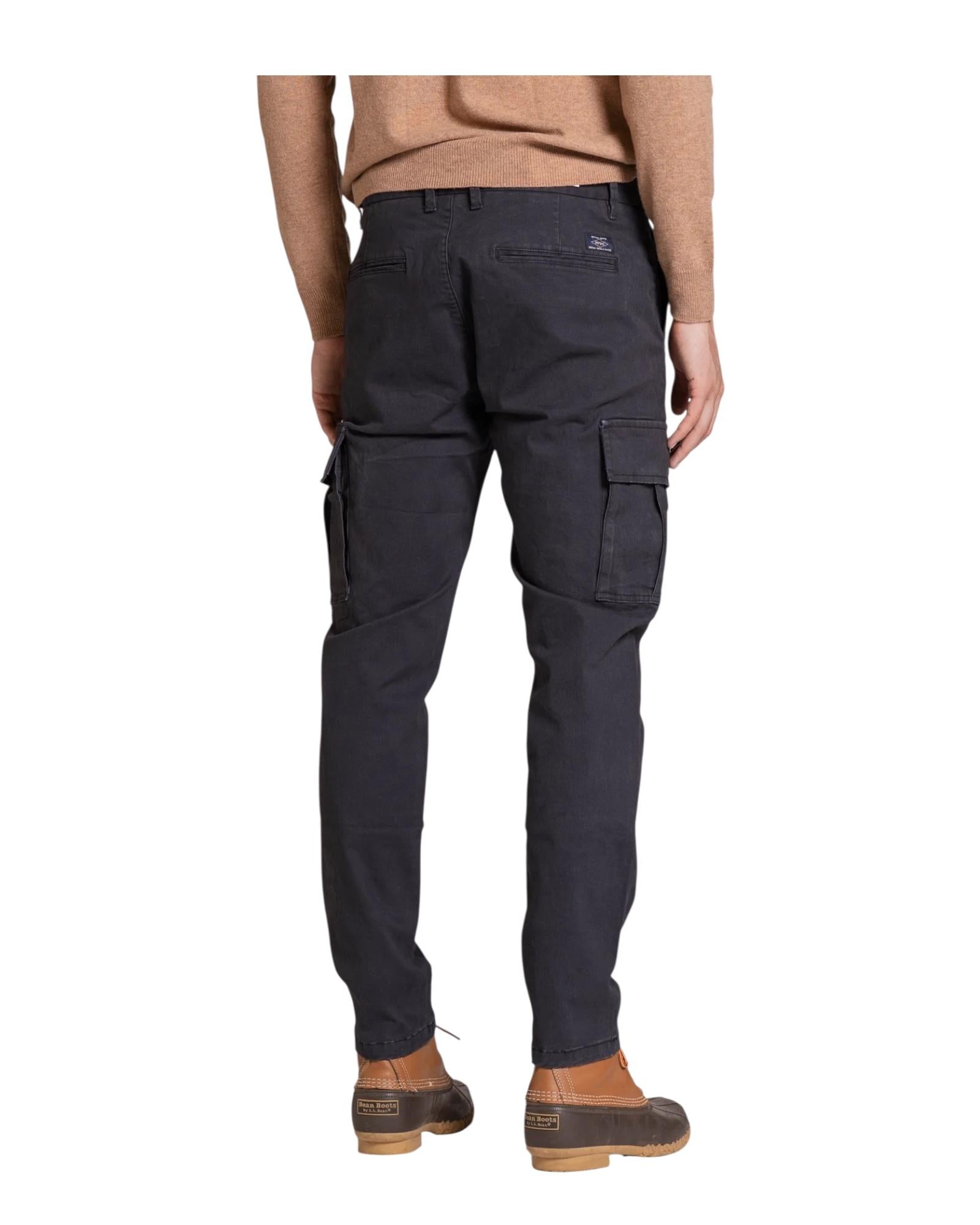 Pantalone Cargo in twill Navy NORMAN TWSC01 IMPURE 