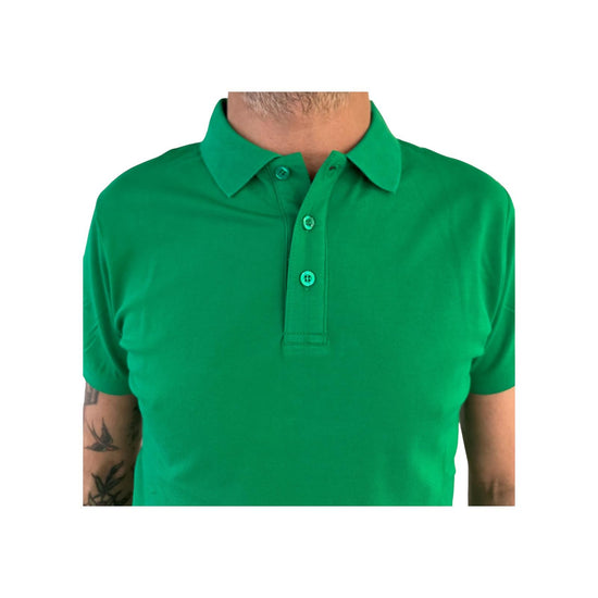 Polo in cotone Verde POLO COTONE VERDE RE.VI.VAL 