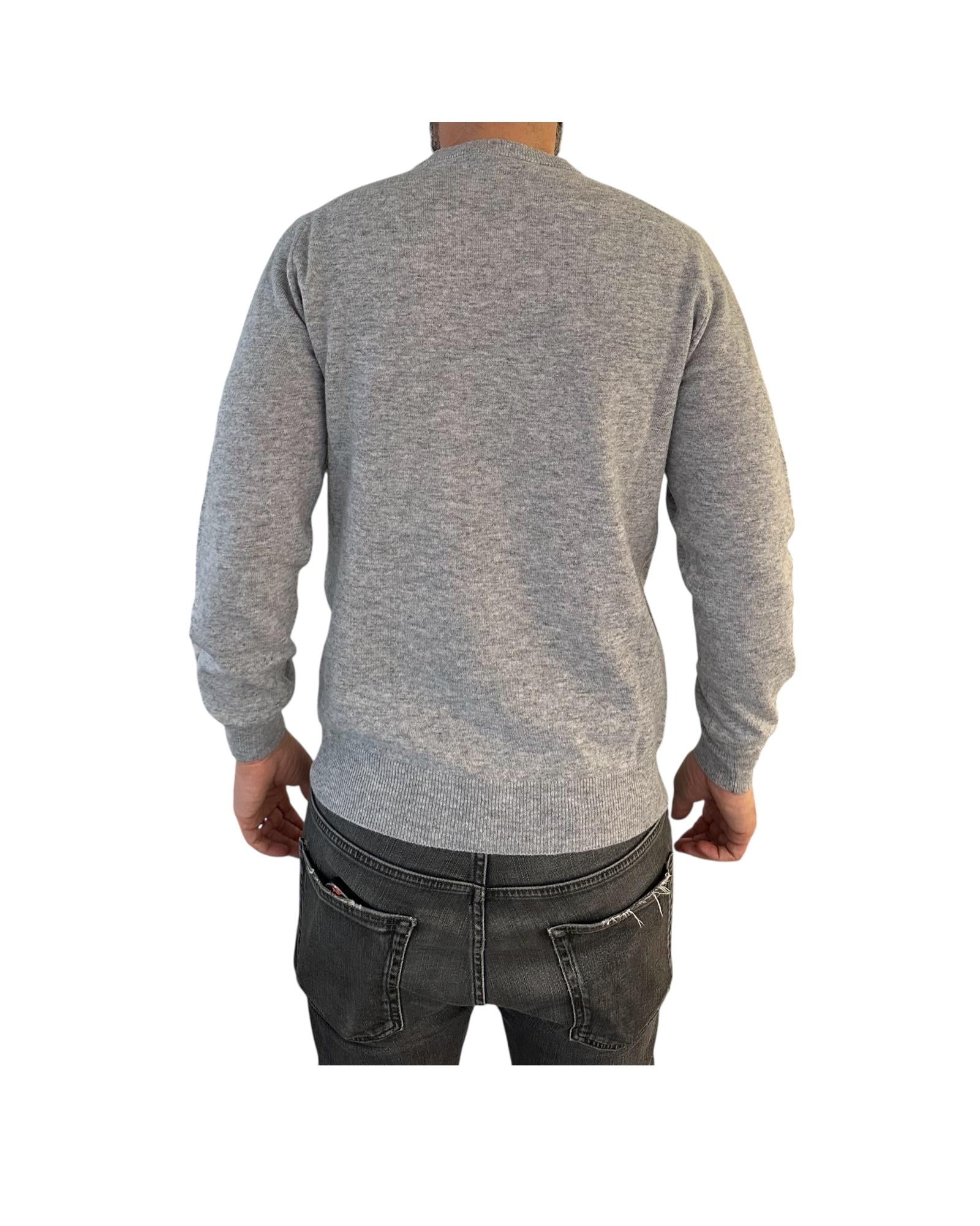 Maglione girocollo Grigio medio 5100 0300 +39MAsq
