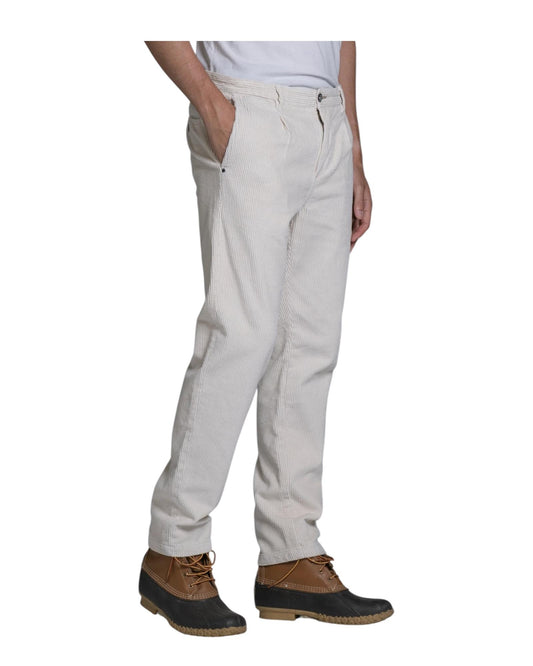 Pantalone in velluto Off white MIHARA V05C23 IMPURE 