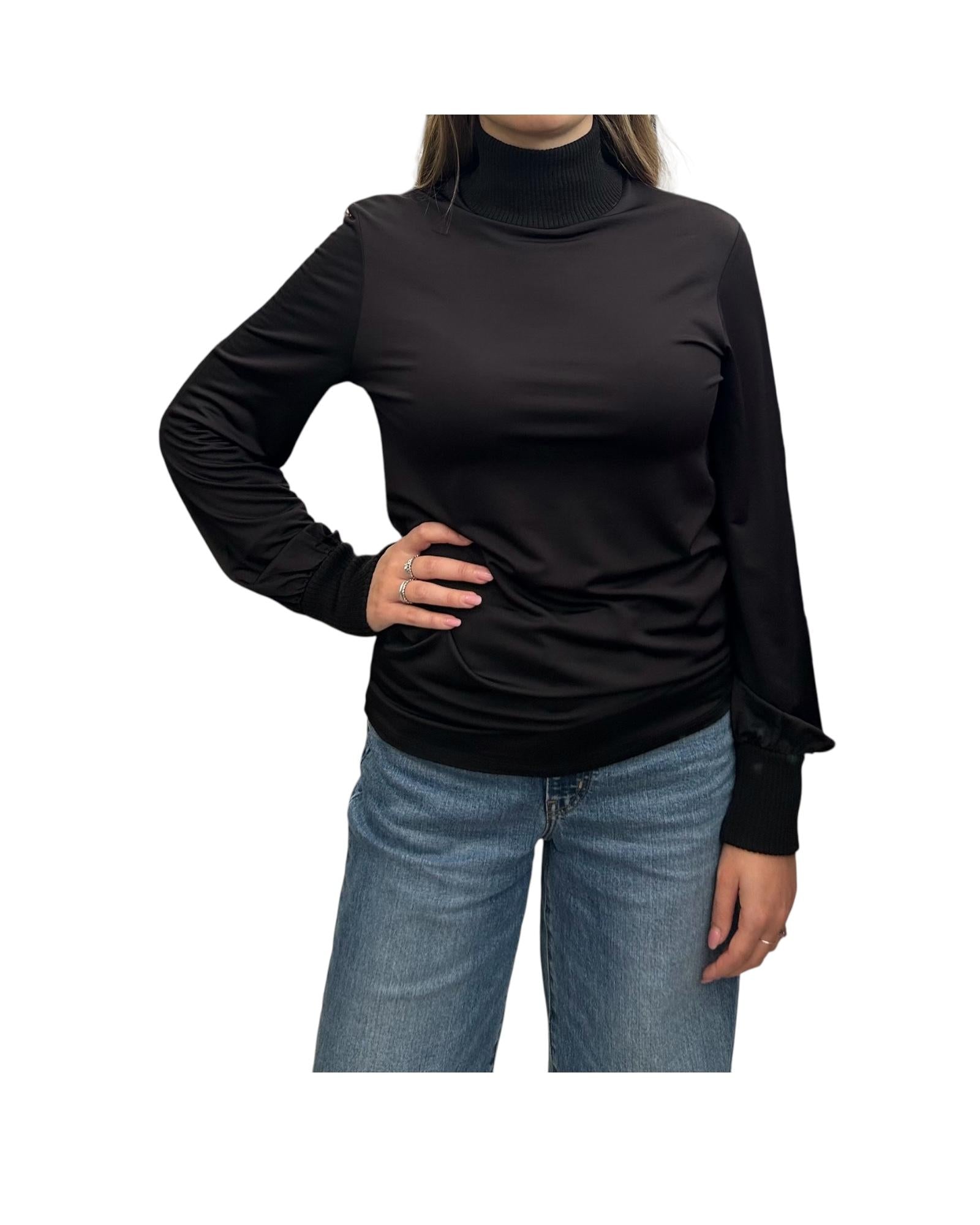 Blusa in viscosa Nero QUASAR 004 MARELLA 