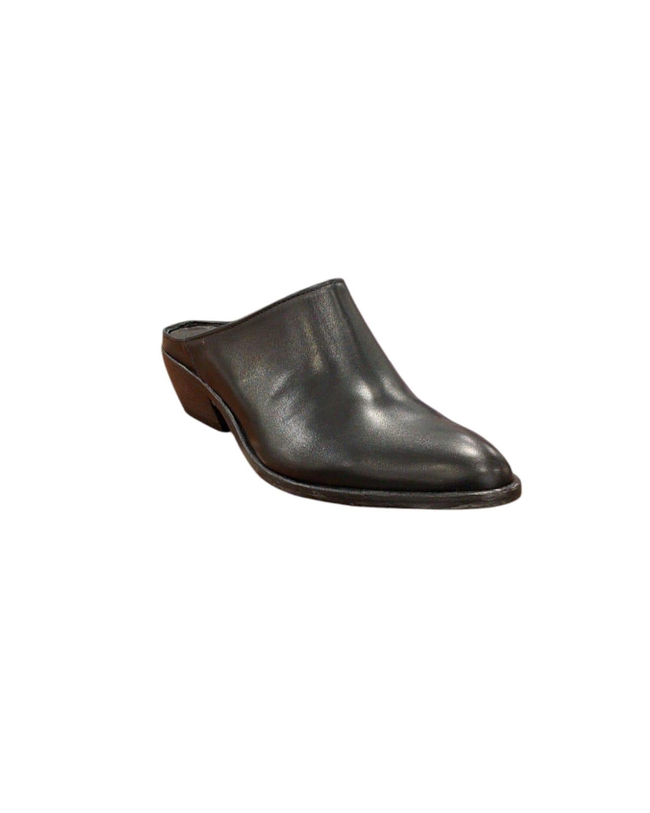 Sabot Texano basso pelle nera 2057 13 NATUR NERO NICHE 