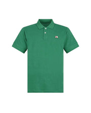 Polo in piquet Gemstone green