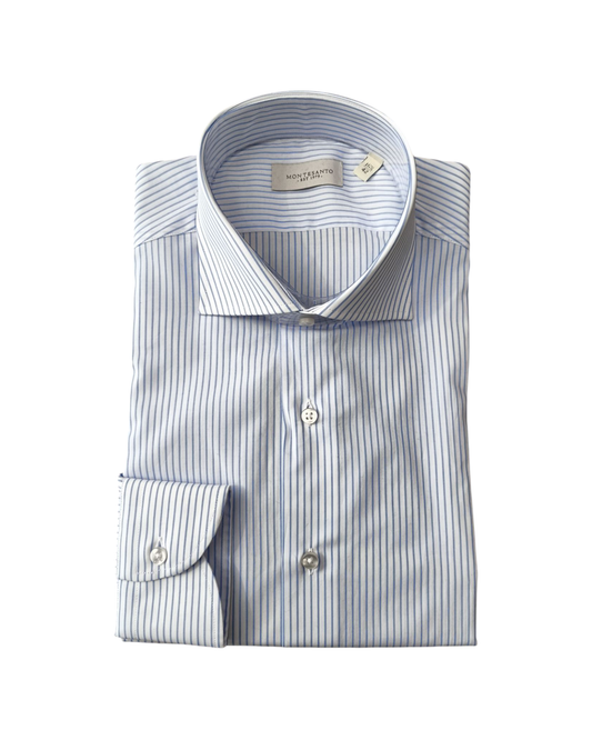 Camicia classica Uomo righe celeste 2798 3321 04 PORTOFIORI 