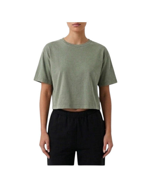 T-Shirt crop Militare BERRY MILITARE CHS 