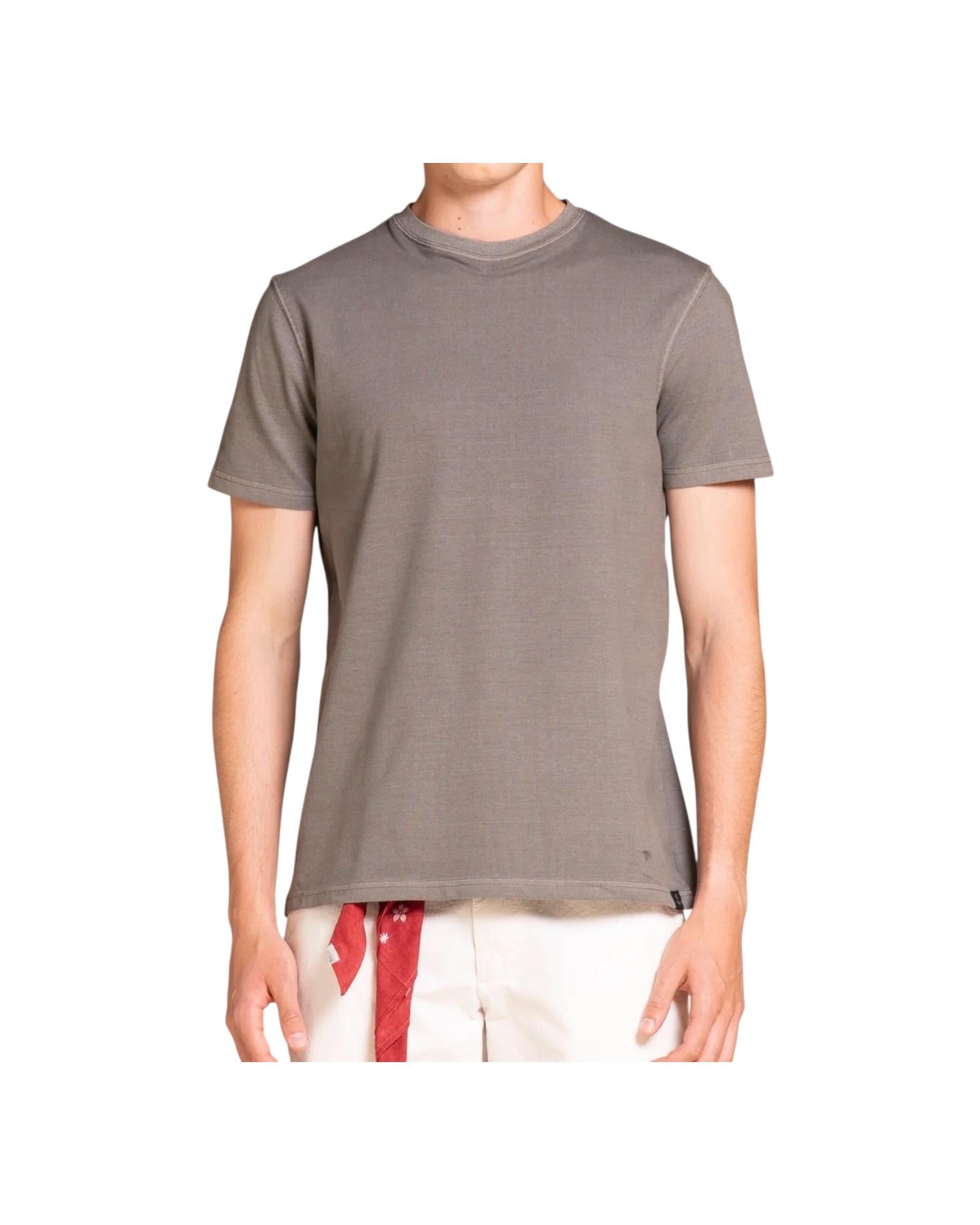 T-Shirt Joshua in piquet Grey JOSHUA PIQC17 IMPURE