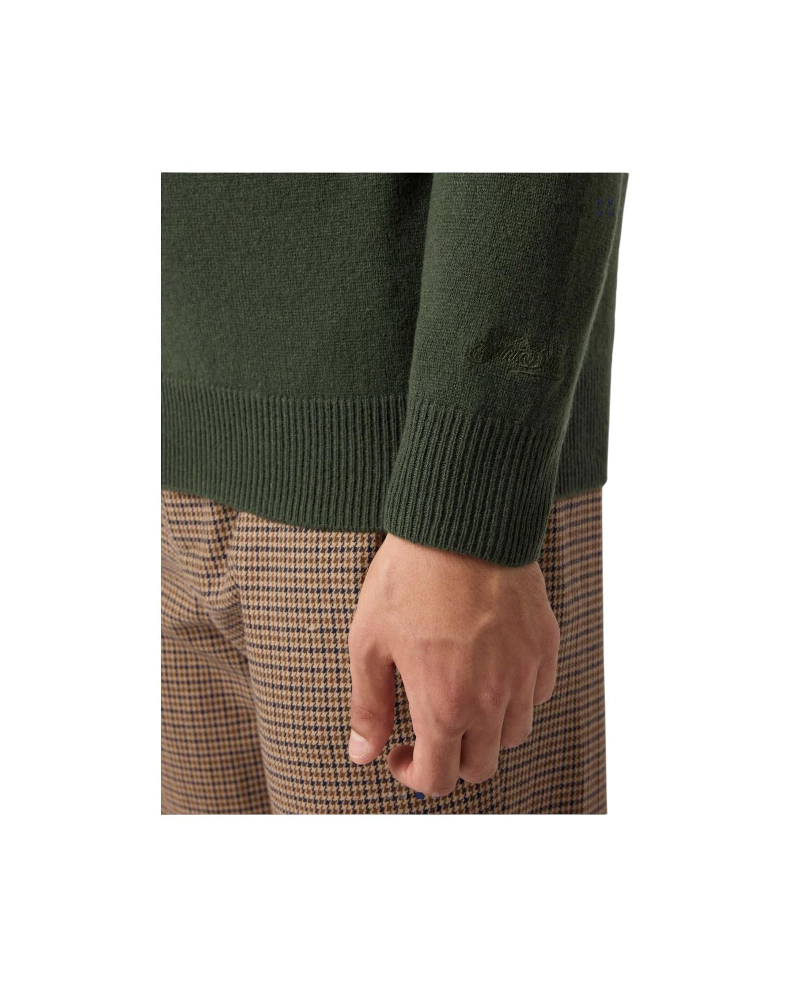Maglione Regent in lambswool Military REGE011 00011I MC2 SAINT BARTH 