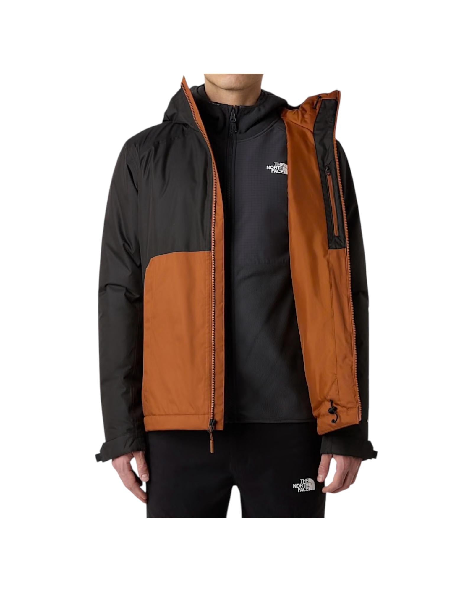 Giacca imbottita Millerton da uomo Burnt umber NF0A3YFI BURNT UMBER THE NORTH FACE 