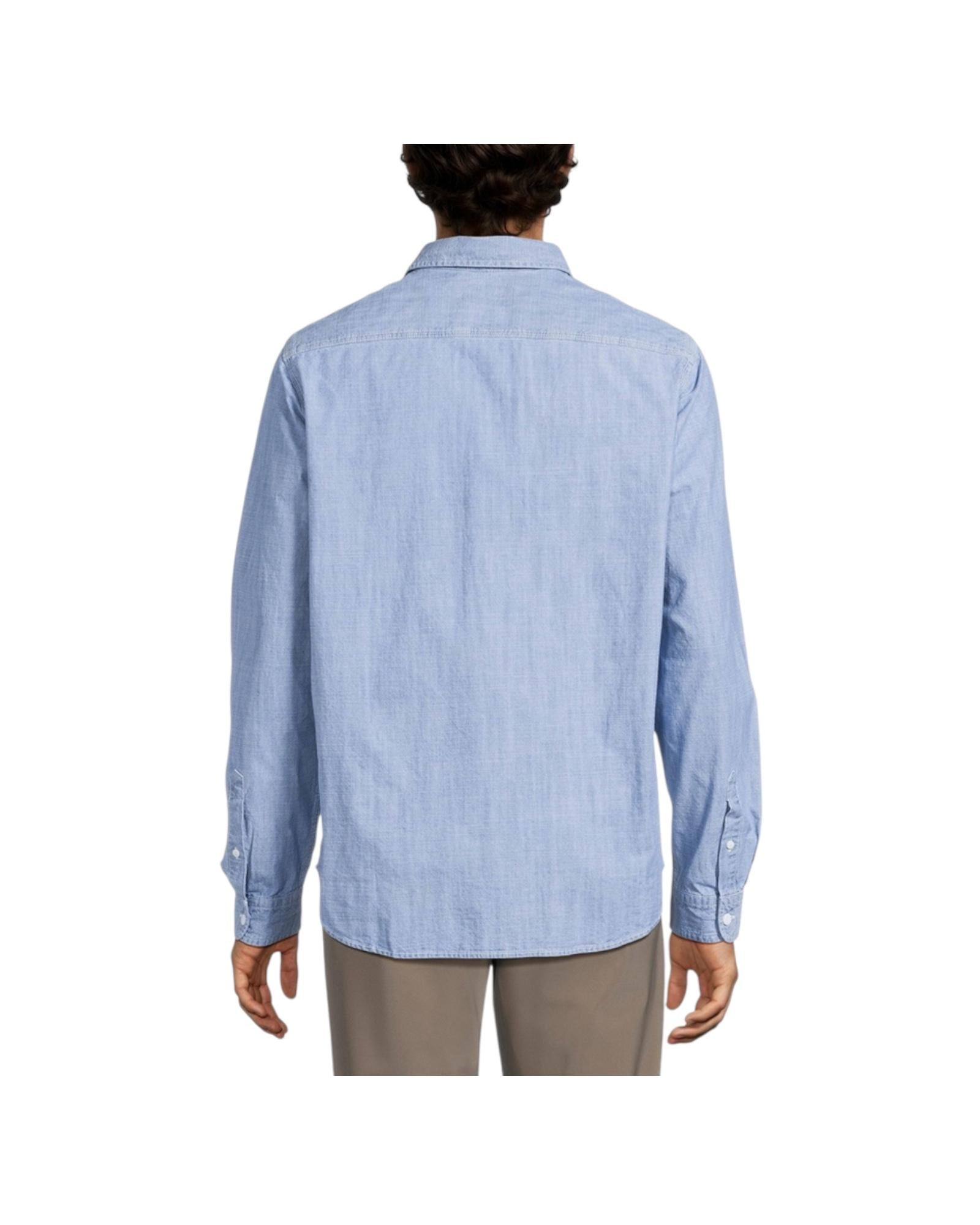 Camicia Utility Indaco RRW059CG370111 C0019 ROY ROGER'S 