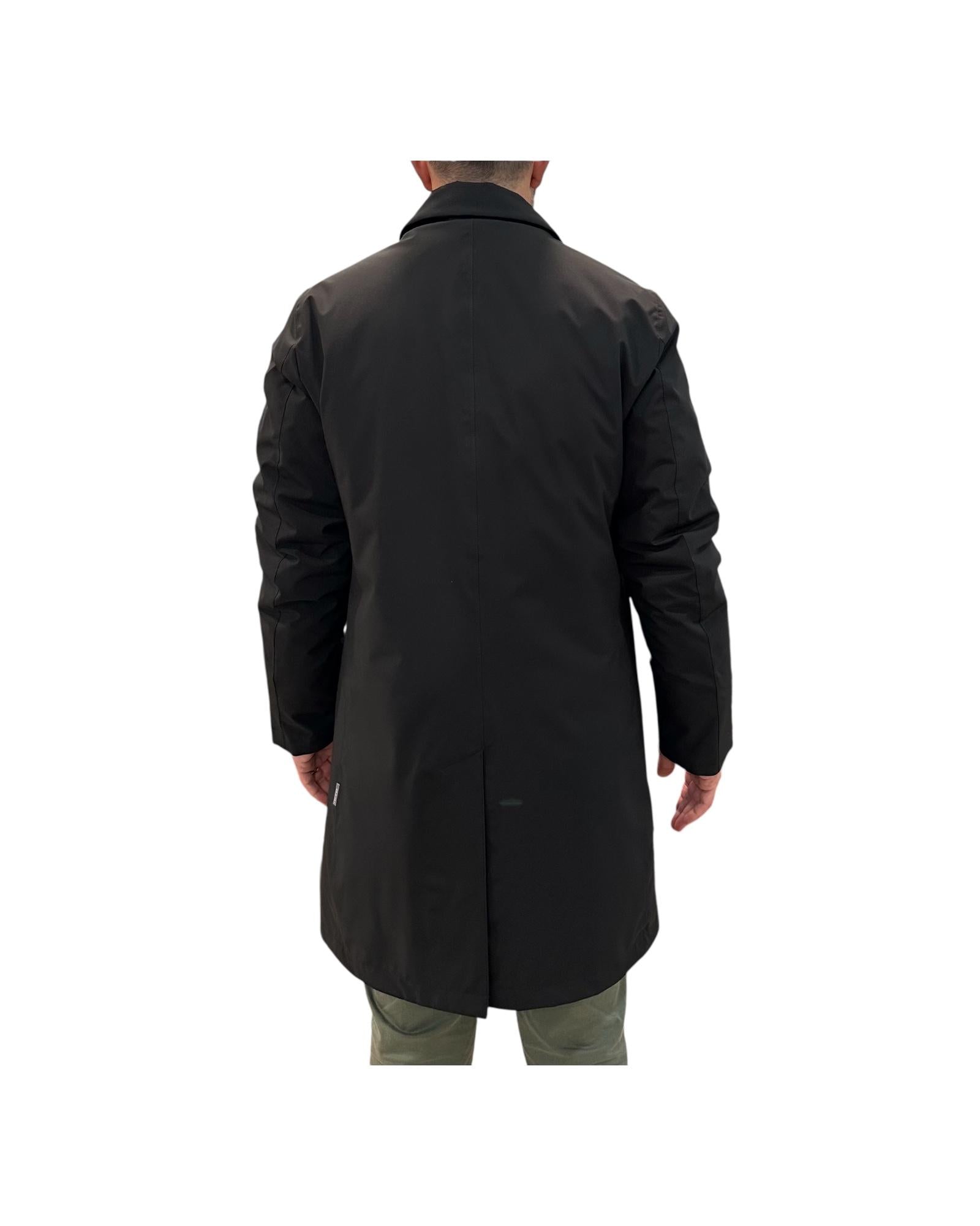 Cappotto Bneson Nero A313BENSON44N053 999 AT.P.CO