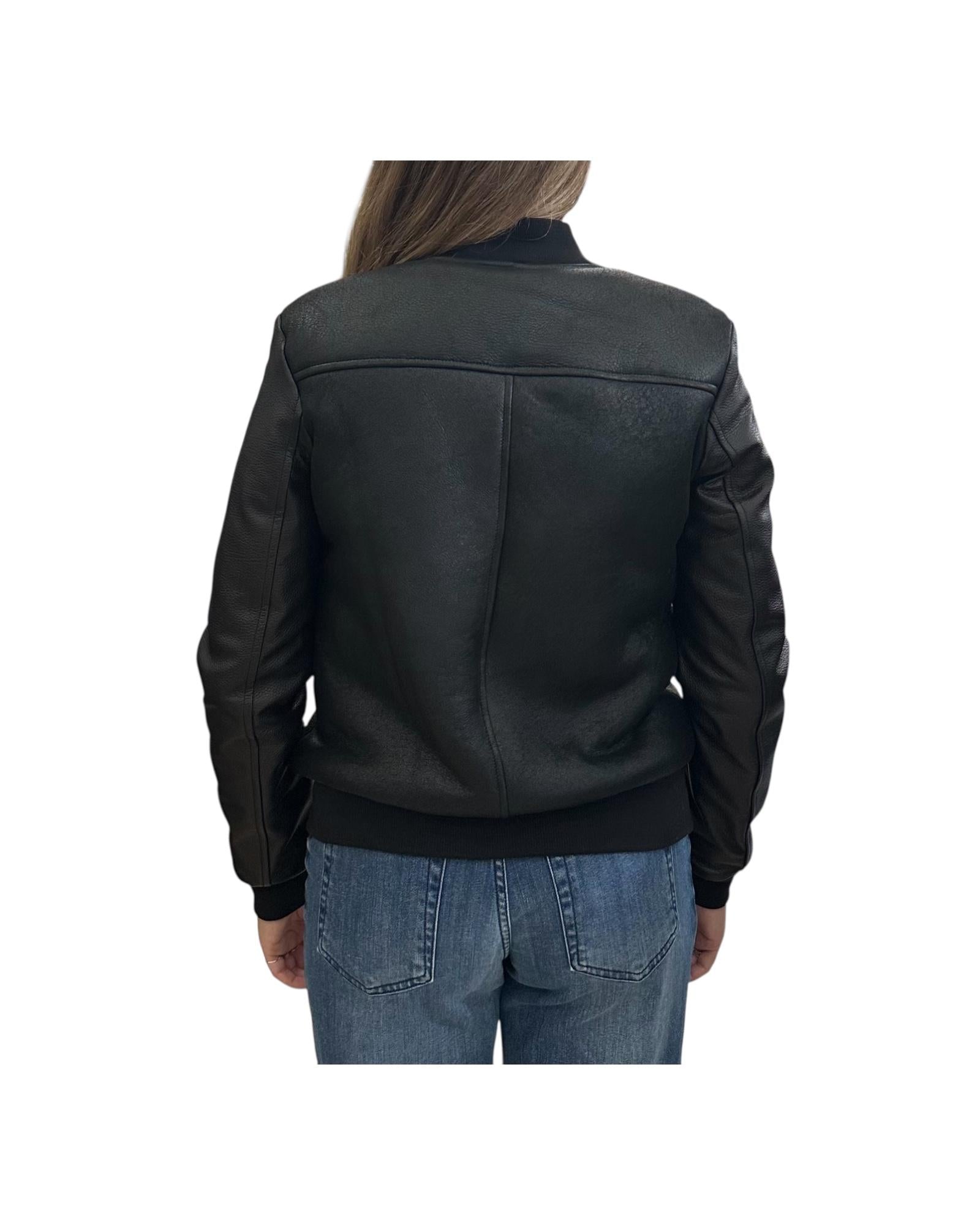 Montone Nero Donna P747WENDY MONTONE NERO BLUsotto 