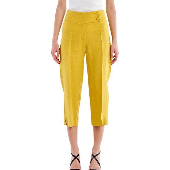 Pantalone Pinocchietto in lino Mimosa TAB1595 MIMOSA VICOLO 