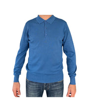 Polo uomo azzurro