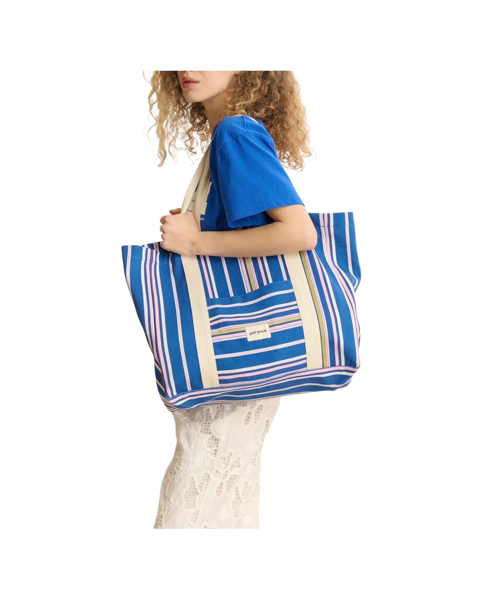 Borsa Tote Charly Blu 2123 CHARLY BLU GARANCE PARIS