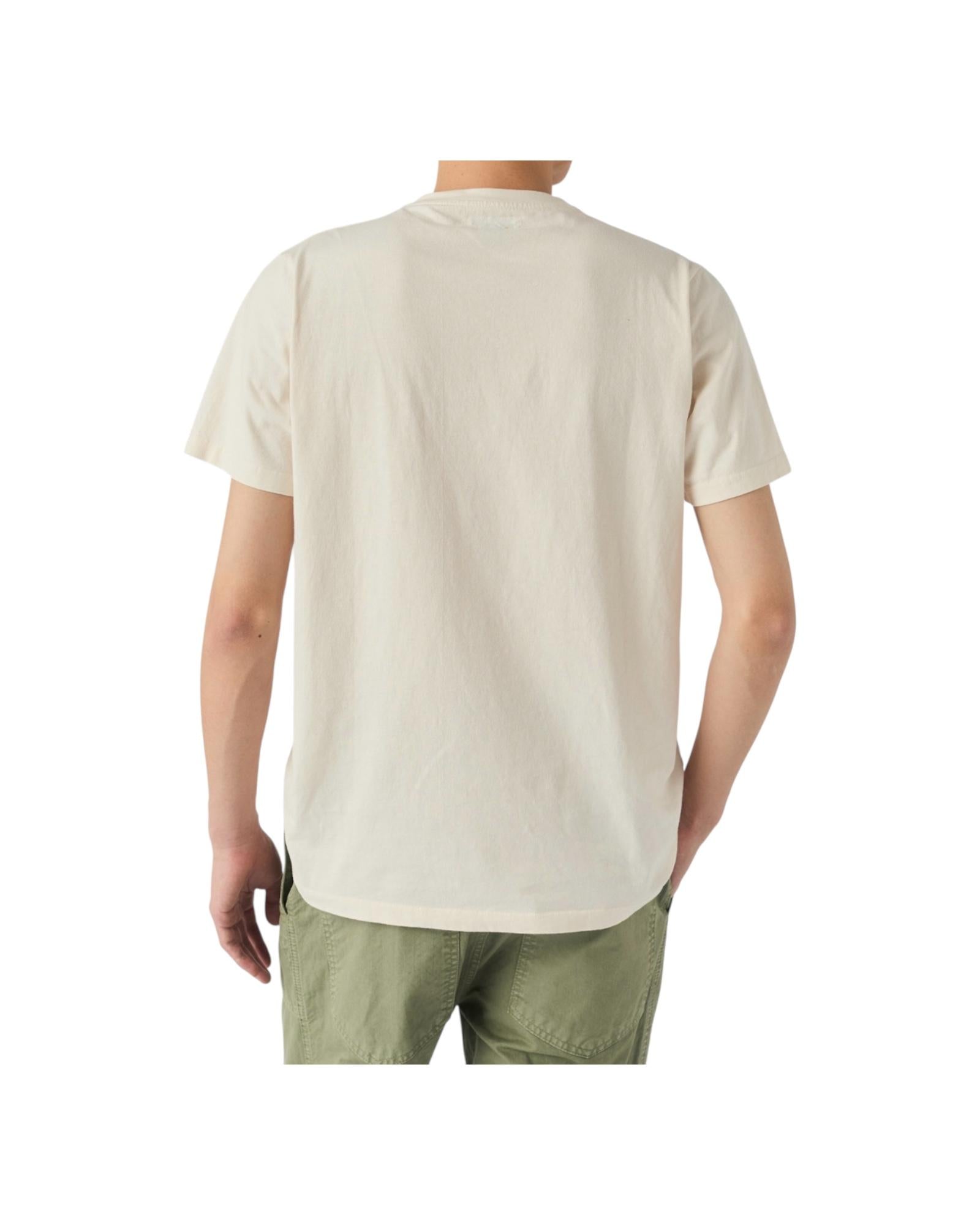 T-shirt pocket in jersey di cotone buter coral RRU90172CA16XXXX C0399 ROY ROGER'S 