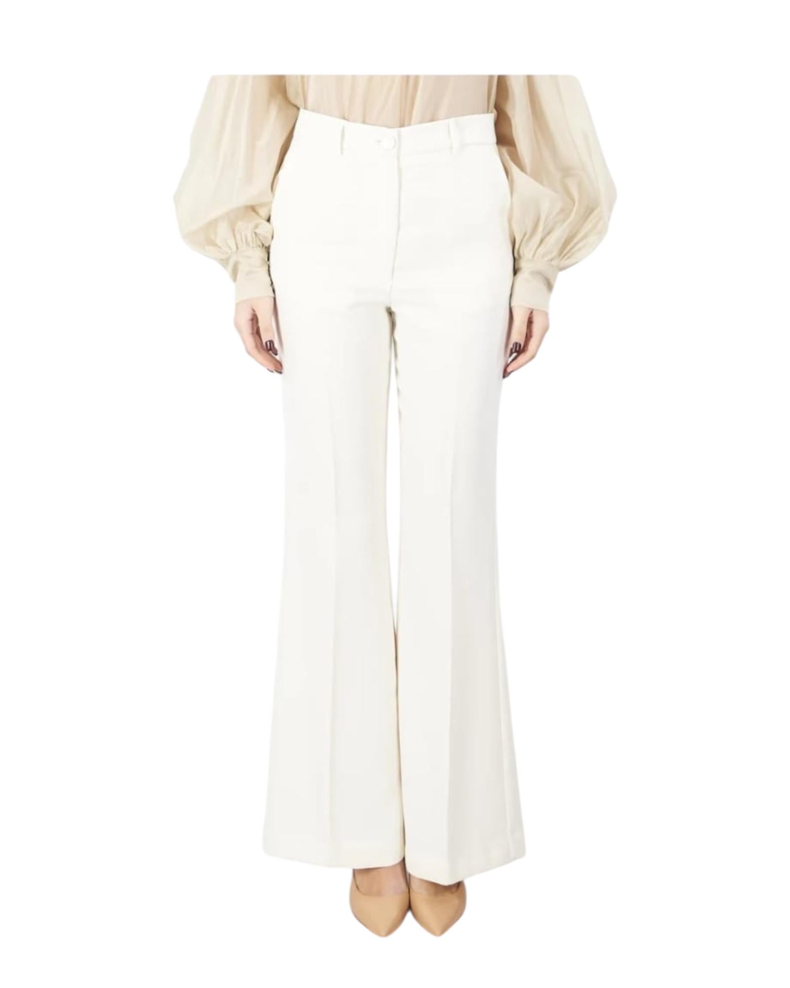 Pantalone a zampa Burro TD0234 BURRO VICOLO