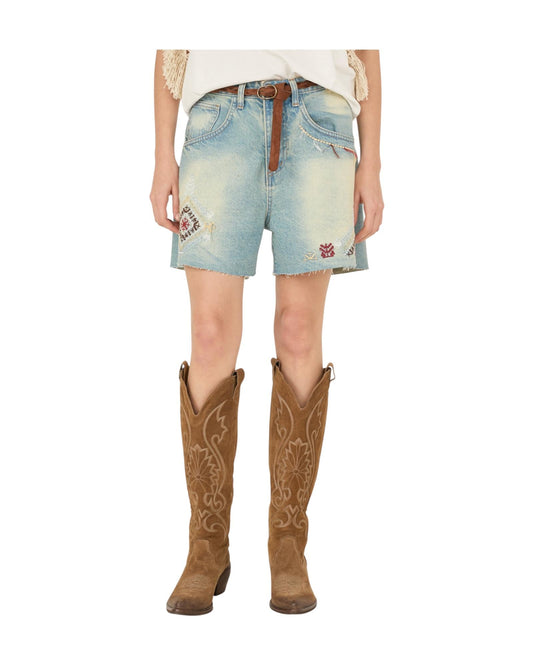 Shorts con ricami Denim S39M1369 DENIM SOUVENIR 